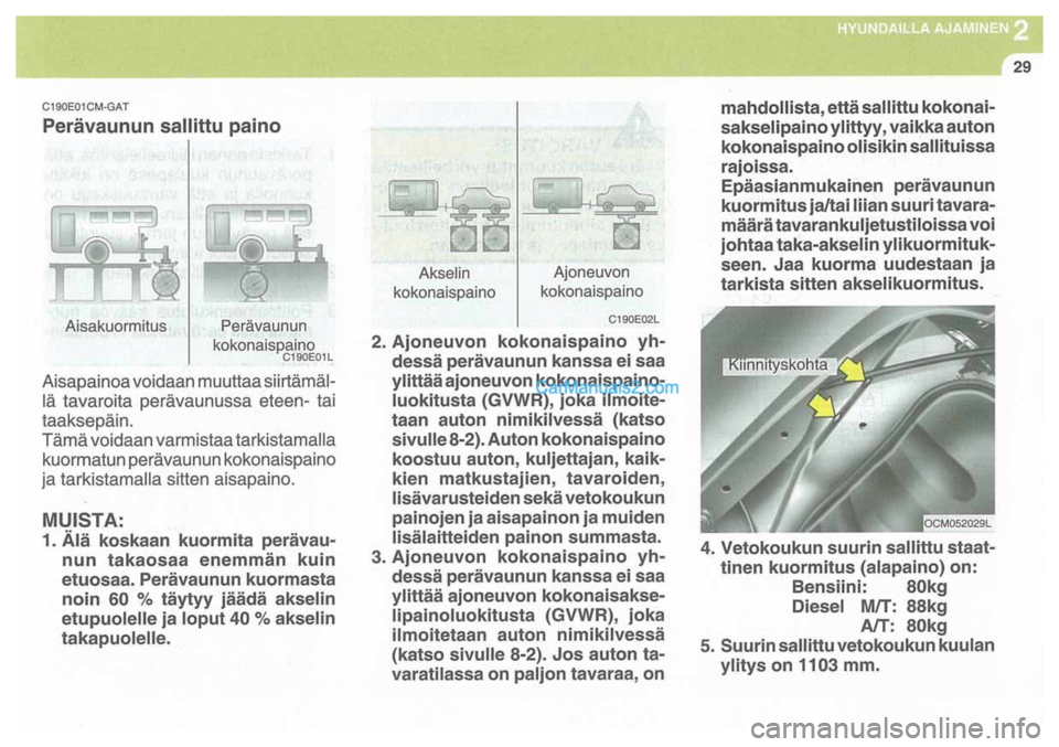 Hyundai Santa Fe 2009  Omistajan Käsikirja (in Finnish) 