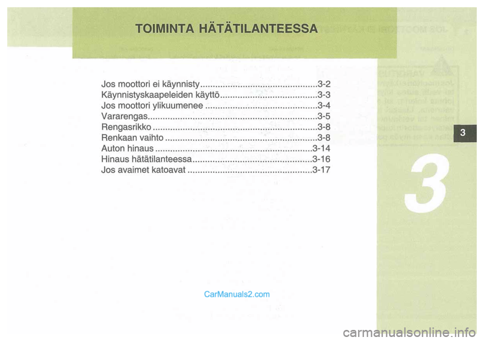 Hyundai Santa Fe 2009  Omistajan Käsikirja (in Finnish) 