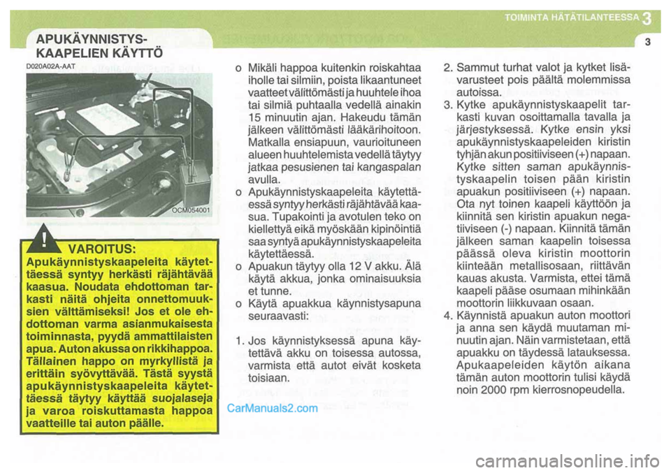 Hyundai Santa Fe 2009  Omistajan Käsikirja (in Finnish) 