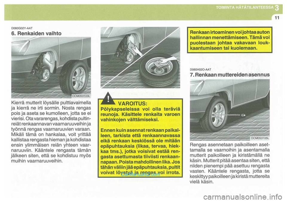 Hyundai Santa Fe 2009  Omistajan Käsikirja (in Finnish) 