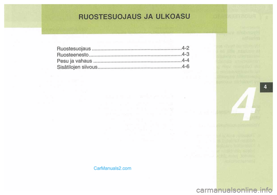 Hyundai Santa Fe 2009  Omistajan Käsikirja (in Finnish) 