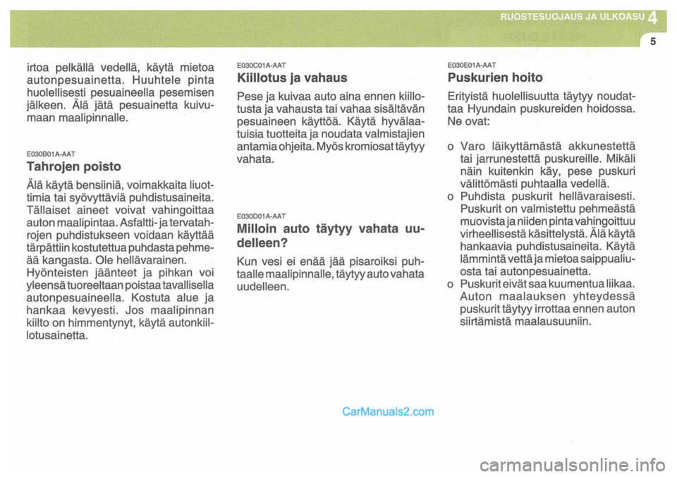 Hyundai Santa Fe 2009  Omistajan Käsikirja (in Finnish) 