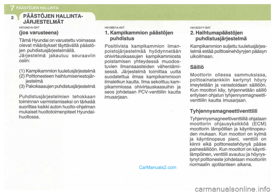 Hyundai Santa Fe 2009  Omistajan Käsikirja (in Finnish) 