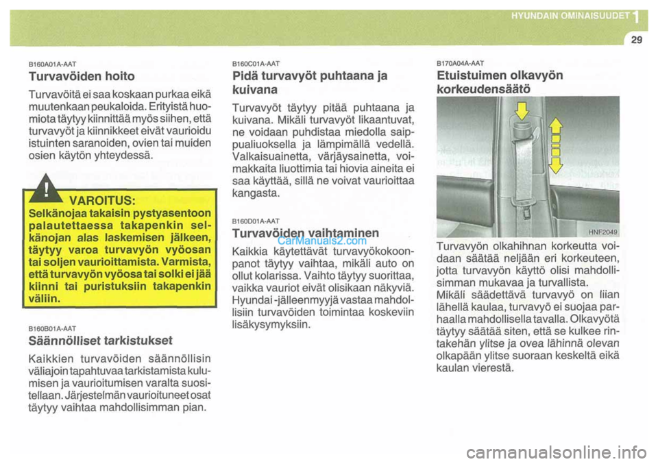 Hyundai Santa Fe 2009  Omistajan Käsikirja (in Finnish) 