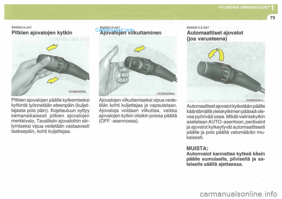Hyundai Santa Fe 2009  Omistajan Käsikirja (in Finnish) 