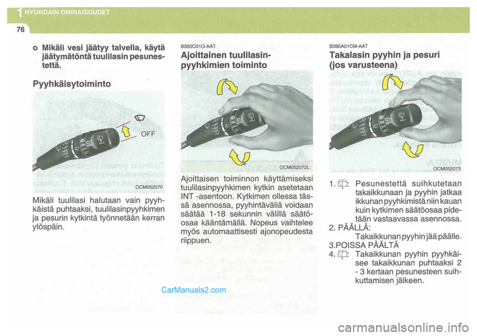 Hyundai Santa Fe 2009  Omistajan Käsikirja (in Finnish) 