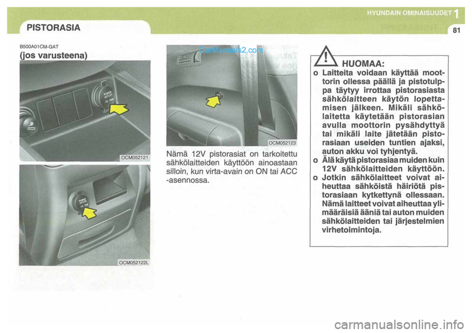 Hyundai Santa Fe 2009  Omistajan Käsikirja (in Finnish) 