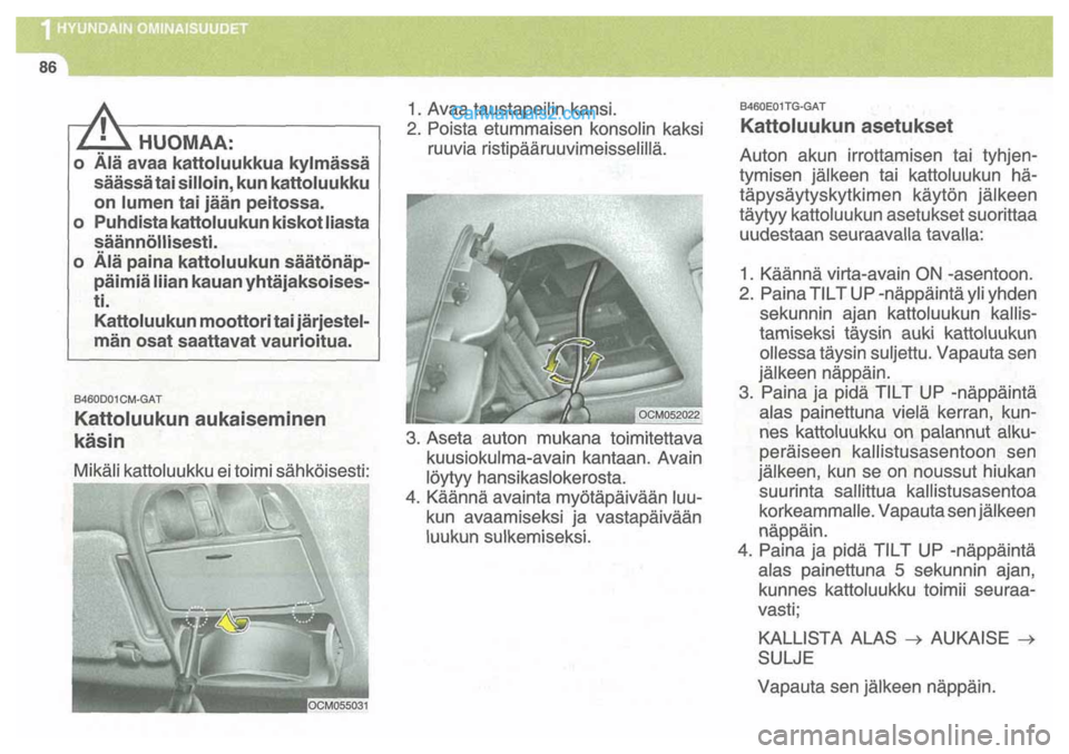 Hyundai Santa Fe 2009  Omistajan Käsikirja (in Finnish) 