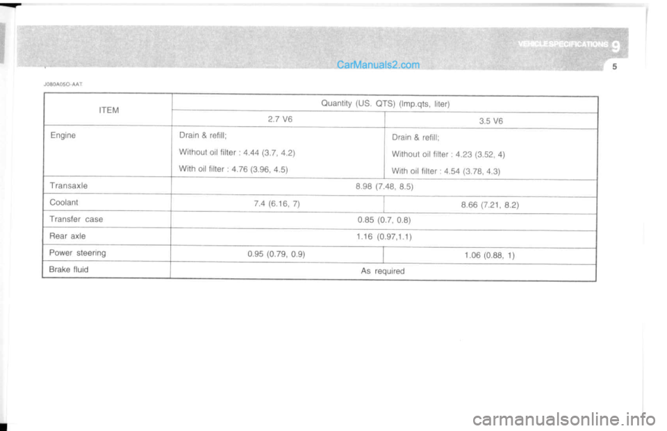 Hyundai Santa Fe 2005  Owners Manual 