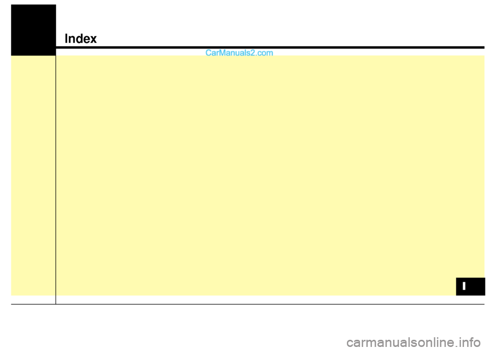 Hyundai Santa Fe XL 2019  Owners Manual Index
I  