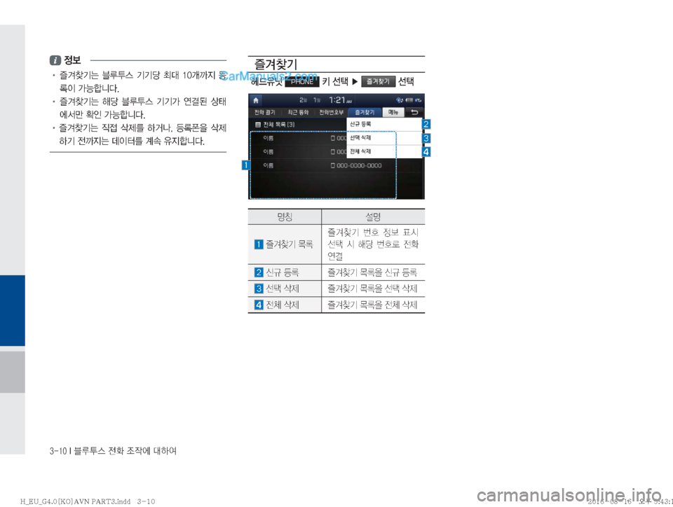 Hyundai Solati 2016  쏠라티 표준4 내비게이션 (in Korean) ������*�6H	�
y
�
‘
X	À��Þ	È
�

!Ÿ�� 
