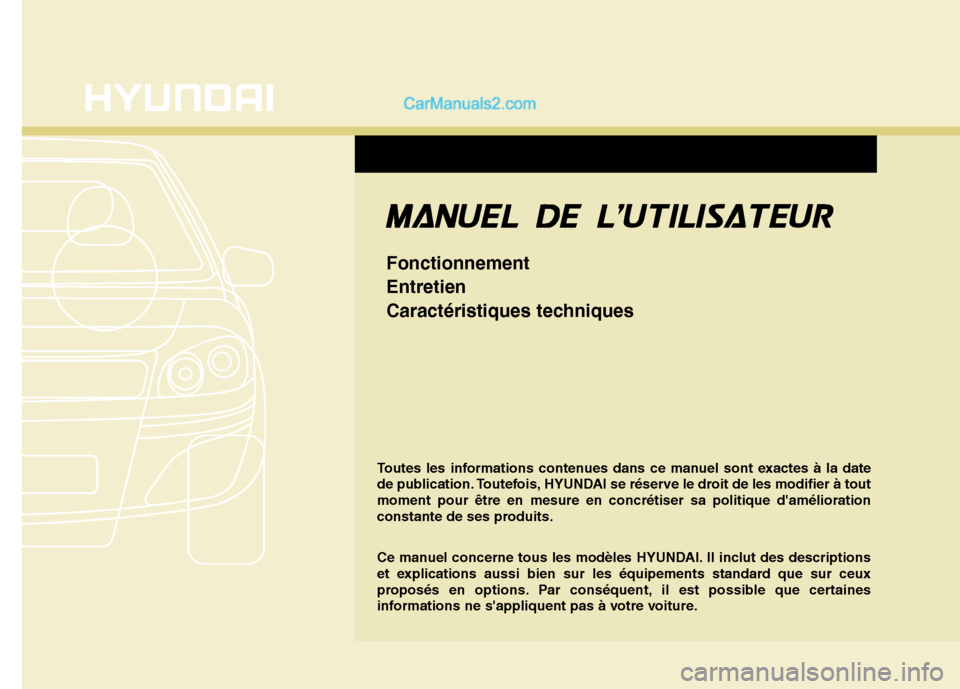 Hyundai Sonata 2012  Manuel du propriétaire (in French) 