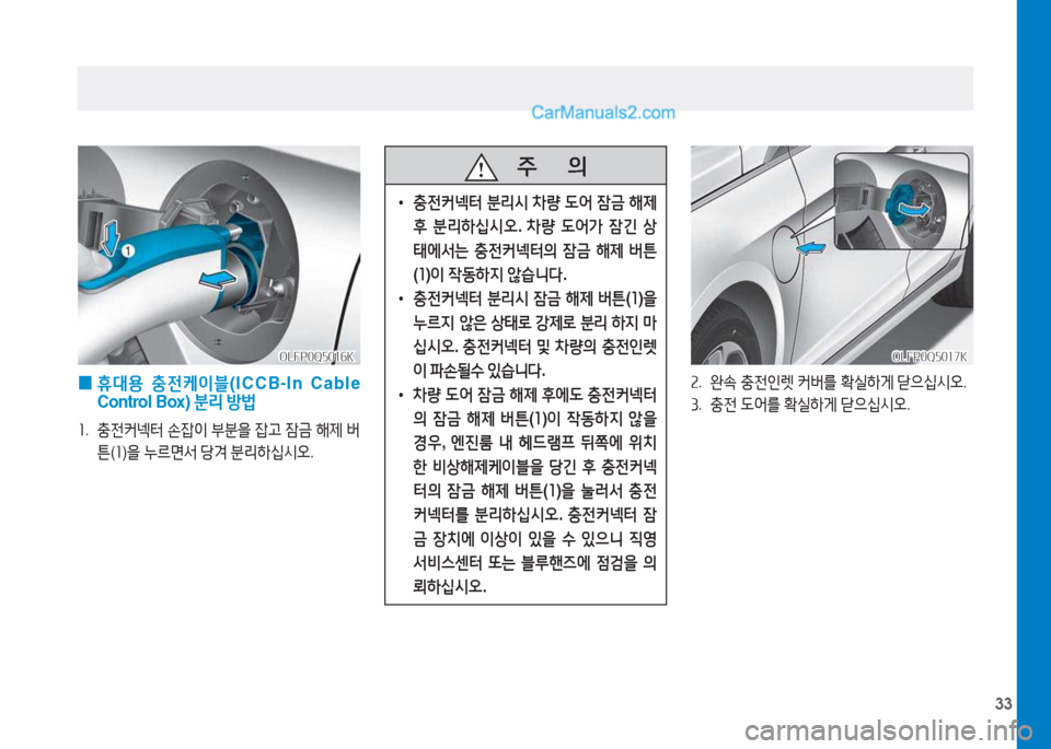 Hyundai Sonata Hybrid 2015  쏘나타 LF HEV/PHEV - 사용 설명서 (in Korean) 33
 
0  
휴
