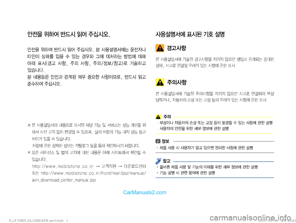 Hyundai Sonata Hybrid 2015  LF쏘나타 하이브리드 표준4 내비게이션 (in Korean) 	‰
y
8�
$Þ	È�ÈX	&�
M	¯�
±	-	&	ß�
	
