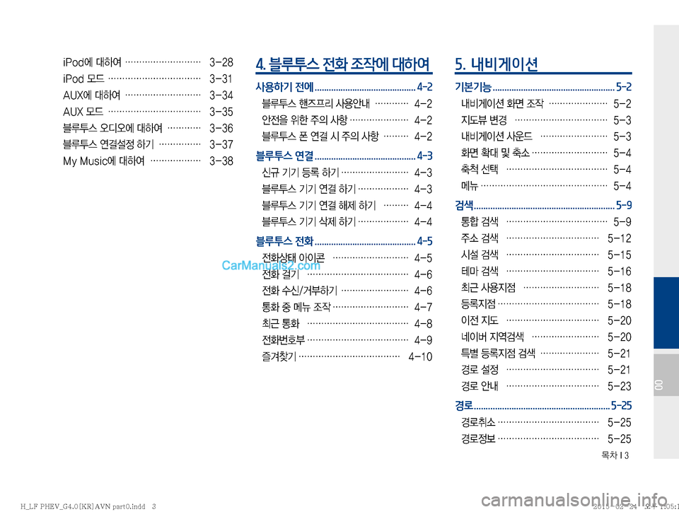 Hyundai Sonata Hybrid 2015  LF쏘나타 하이브리드 표준4 내비게이션 (in Korean) �~0��*��
00
�J�1�P�E	