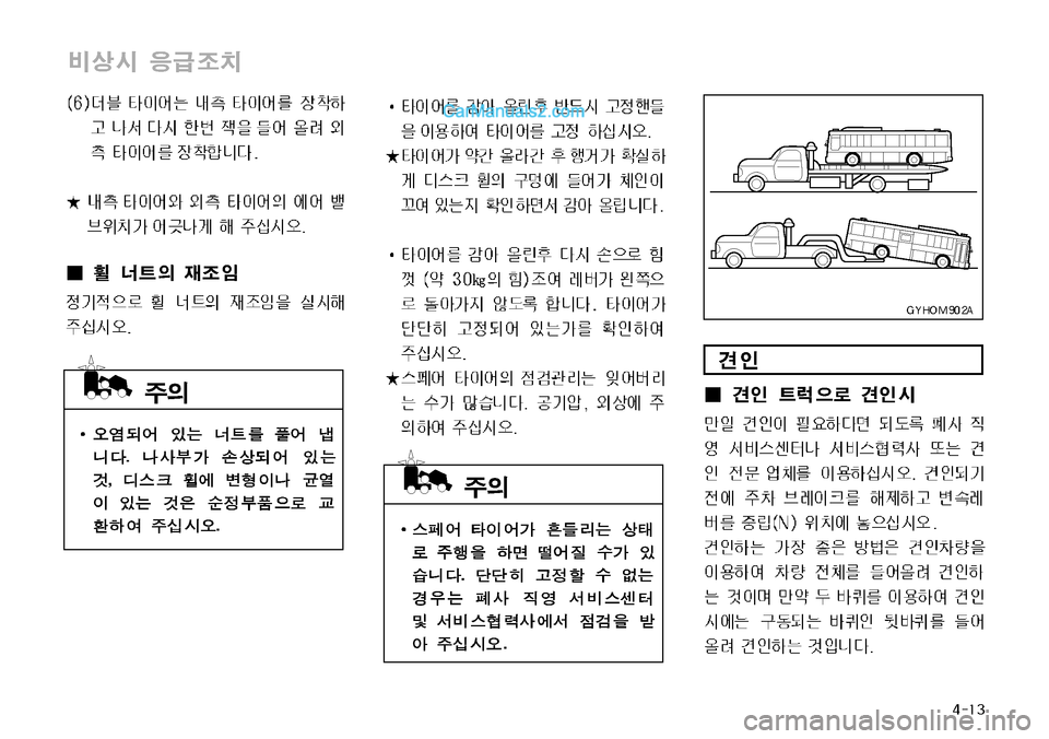 Hyundai Super Aero City 2009  슈퍼 에어로시티 - 사용 설명서 (in Korean) 
±
D

±
D  