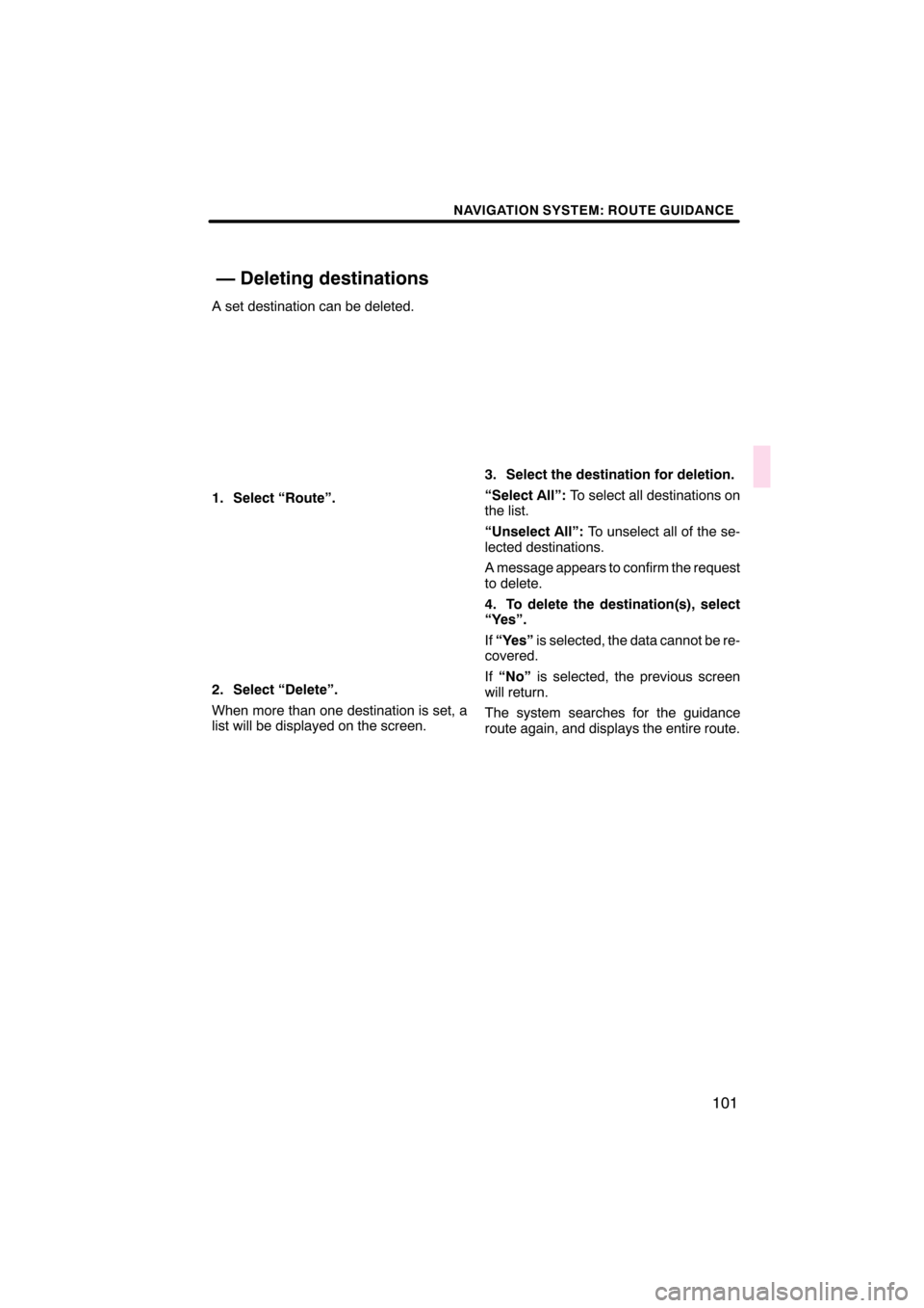Lexus CT200h 2011  Navigation Manual (in English)  \b	\b
\f 

 


  \b	
\b	 \f
	 
 
 \b 

 \b 
	  
	 	 \b	
\b	 \b  

\b \b 
 \b
 	  \f