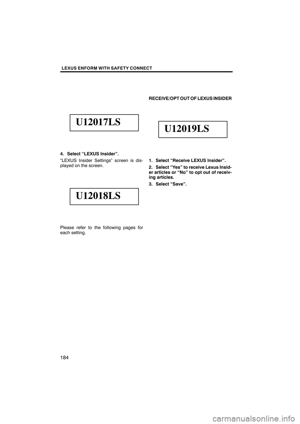 Lexus CT200h 2011  Navigation Manual (in English)  \b	
 \f
 
 \b


   \f
\b	 
\f
 	
\f \f 
\f 
\f
   \f
\b
\f    
 \f 
