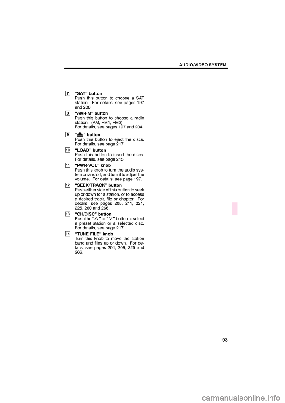 Lexus CT200h 2011  Navigation Manual (in English) \b 	
	\b\f


	 
 \b	 
\b\b\f \b 
  
\b\b	\f  \b	   
\f 
\f\f 
 \b	 
\b\b\f \b 
  	
\b\b	\f 