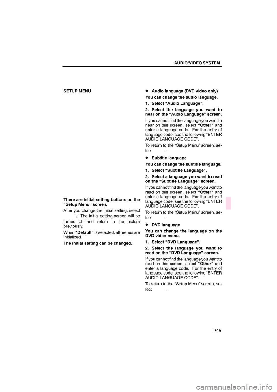 Lexus CT200h 2011  Navigation Manual (in English) \b 	
	\b\f

	\b
 \f\b
      
	 \f  
\b 	
 \f
 
   \f
 
   \f\b  
\b 
