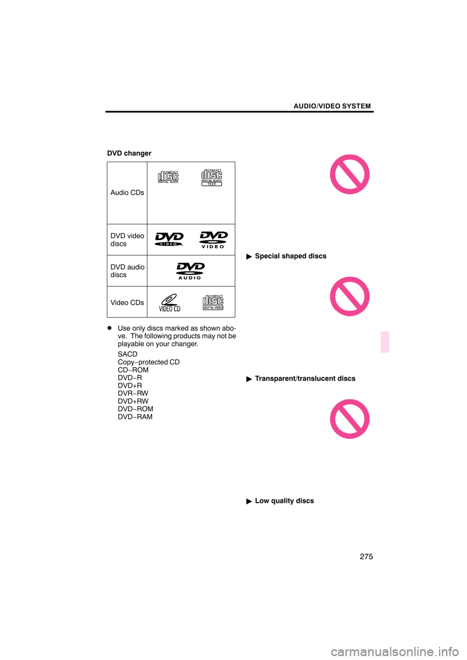 Lexus CT200h 2011  Navigation Manual (in English) \b 	
	\b\f

 

\b 	


\f
 
\b

\f\b 	


\f
 \b

 \b    \b \b

  \b\b  \b!  \b! 
  \b \b 