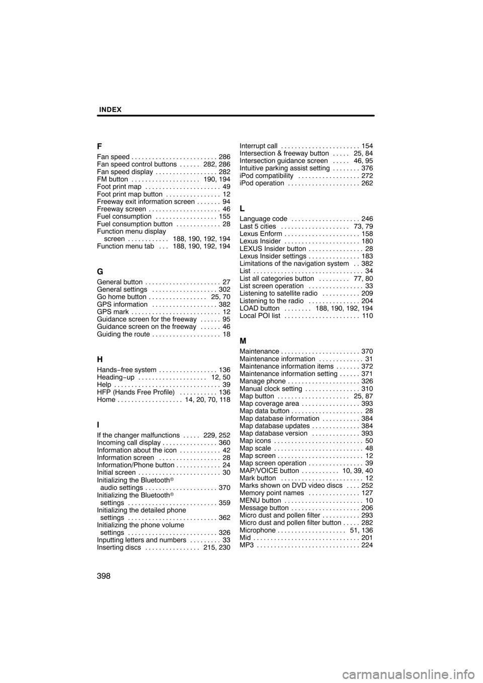 Lexus CT200h 2011  Navigation Manual (in English) 
 
 \b		
\f

























 \b		
    \f 





 \b		
 
\b 


















   




















 \b \b 
