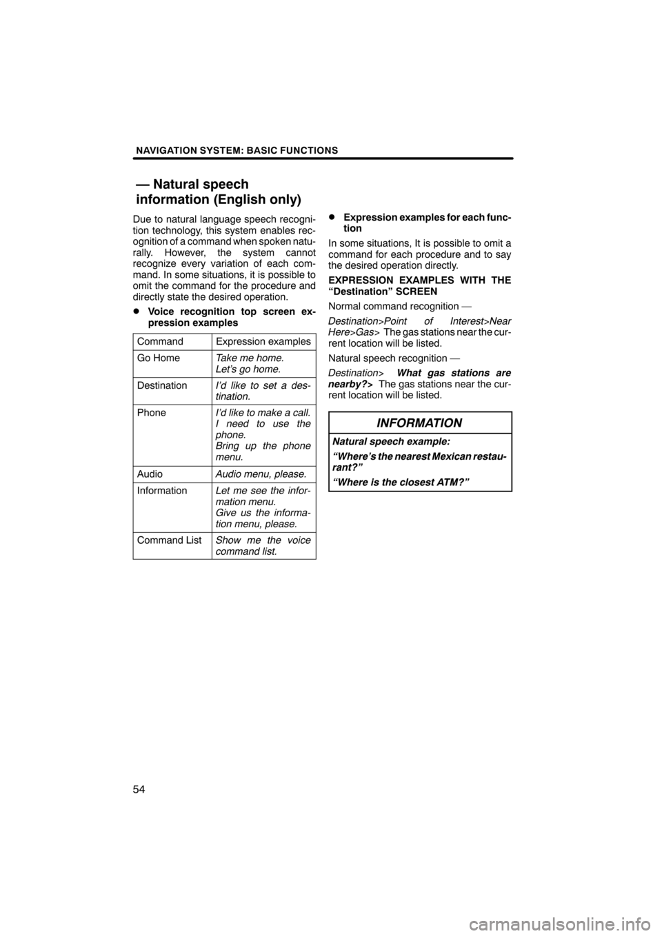 Lexus CT200h 2011  Navigation Manual (in English)  \b	\b
\f 
\b \b

  \b	
	 	\b\f	\f 
 
\f\b
\b \b\f 
 

 \b	
 

\f\b\b  	 	\b \b 
\b \b	

	 
 