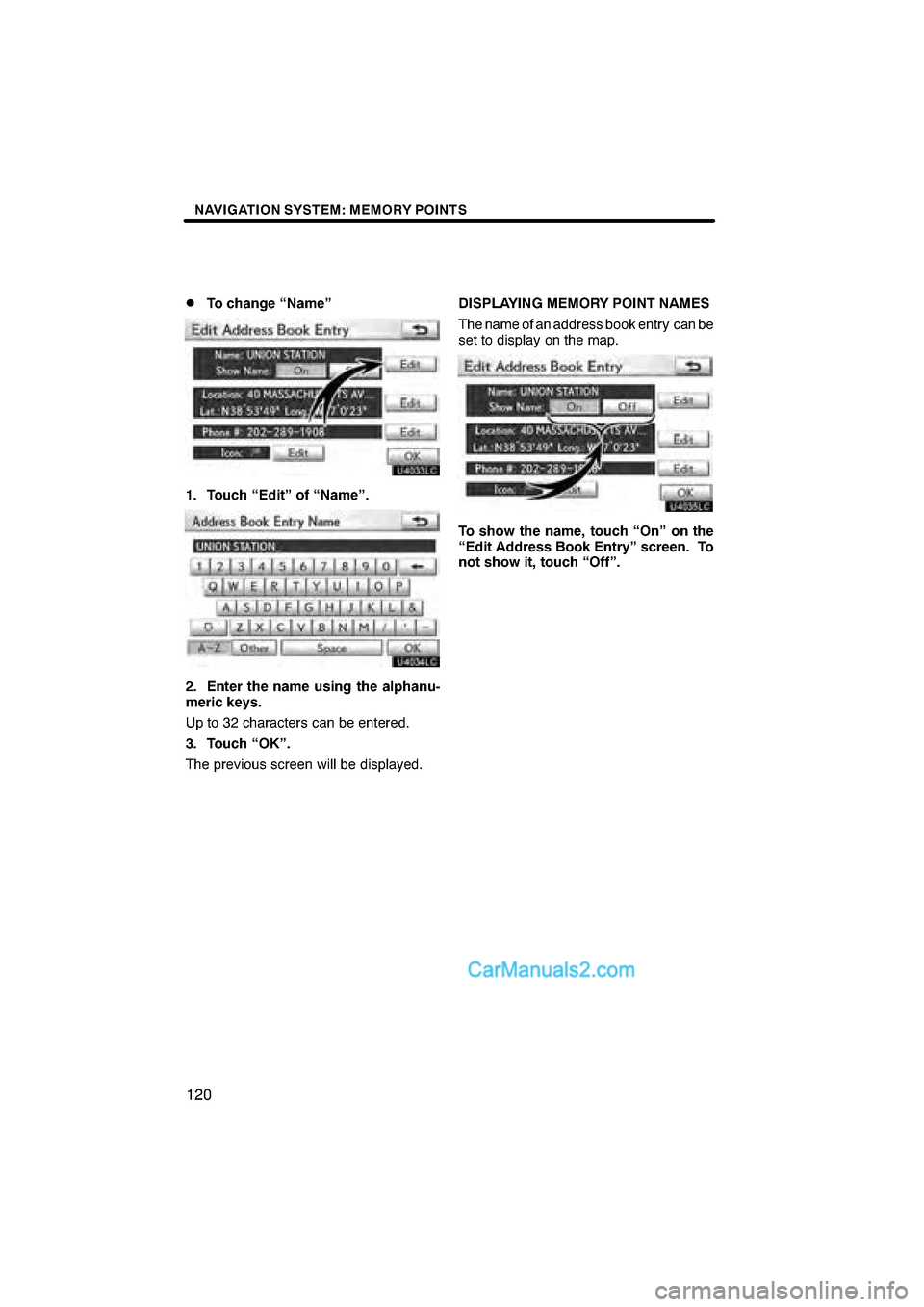 Lexus ES350 2011  Navigation Manual  \b	\b
\f 

	 \b


  
  
  
  
!   "  #$%
! &"
  \b 	
\f	
\f 	 
 

\f

(  )


 \f
