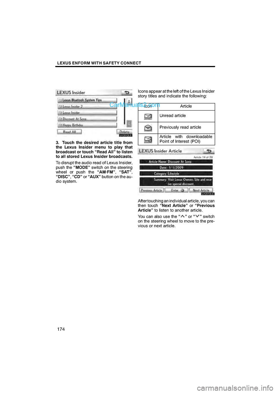 Lexus ES350 2011  Navigation Manual  \b	
 \f
 
 \b


 
      !
 " \f# !#  $% 
&   	 (  #
   " \f# &