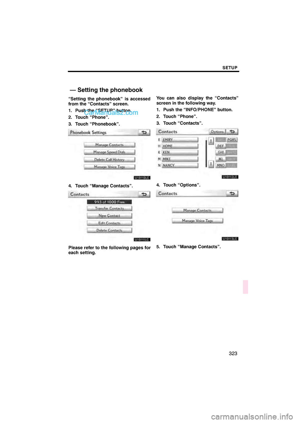 Lexus ES350 2011  Navigation Manual 

\b\b	
 \b\f 
\f
 	 
 \b\f 
\b\b 

 \f \b\f  \b\b

 \f \f

 \f \f

 \f  
 
\b\b
! 