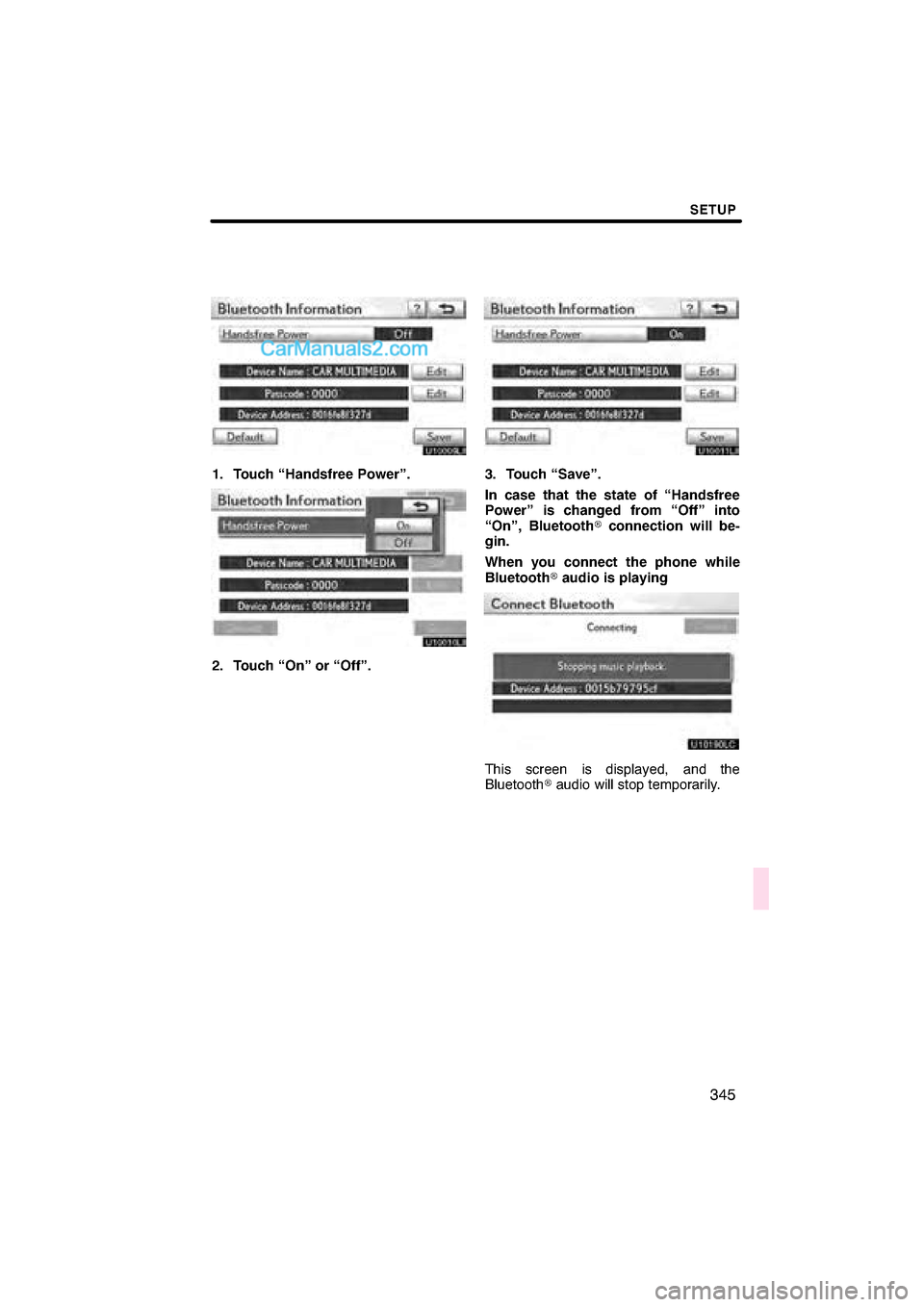 Lexus ES350 2011  Navigation Manual 

 \b	
 \f
 \b
 \b	
 \f \b \f
 \b	
 \f
 
    \b \f

\b  
 \b \f \b
\f !"	\b\b
\b
\b ""