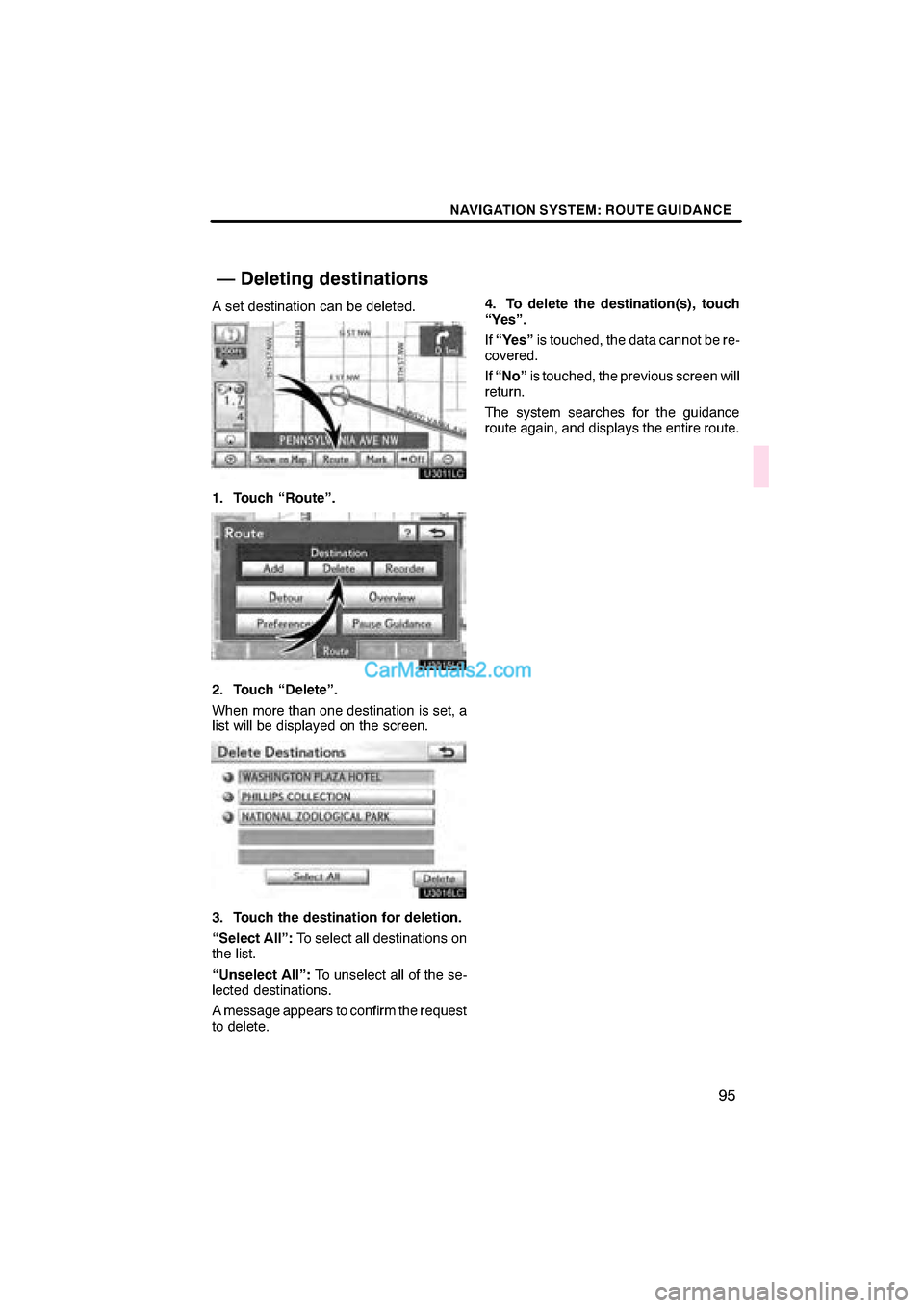 Lexus ES350 2011  Navigation Manual  \b	\b
\f 

 


  \b	
\b	 \f
	 
 
  

  
	  
	 	 \b	
\b	 \b  

\b \b 
 \b
 	  \f	
