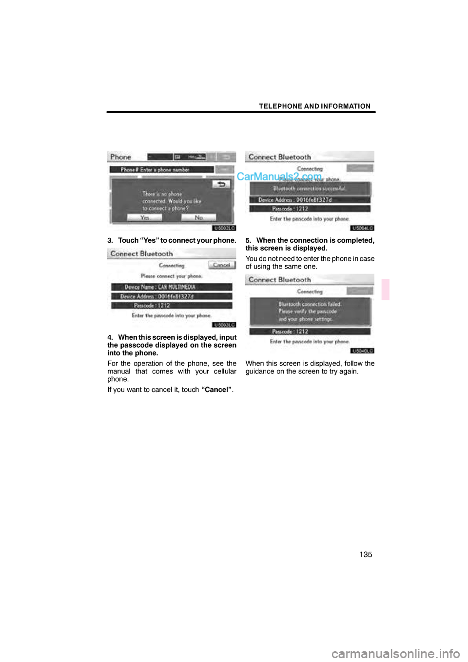 Lexus ES350 2010  Navigation Manual  \b	 
\f
\b


      
       ! "#!$  
 #! ! "#!   
   
 \b	 
	\f
  \b	 
\b
	 