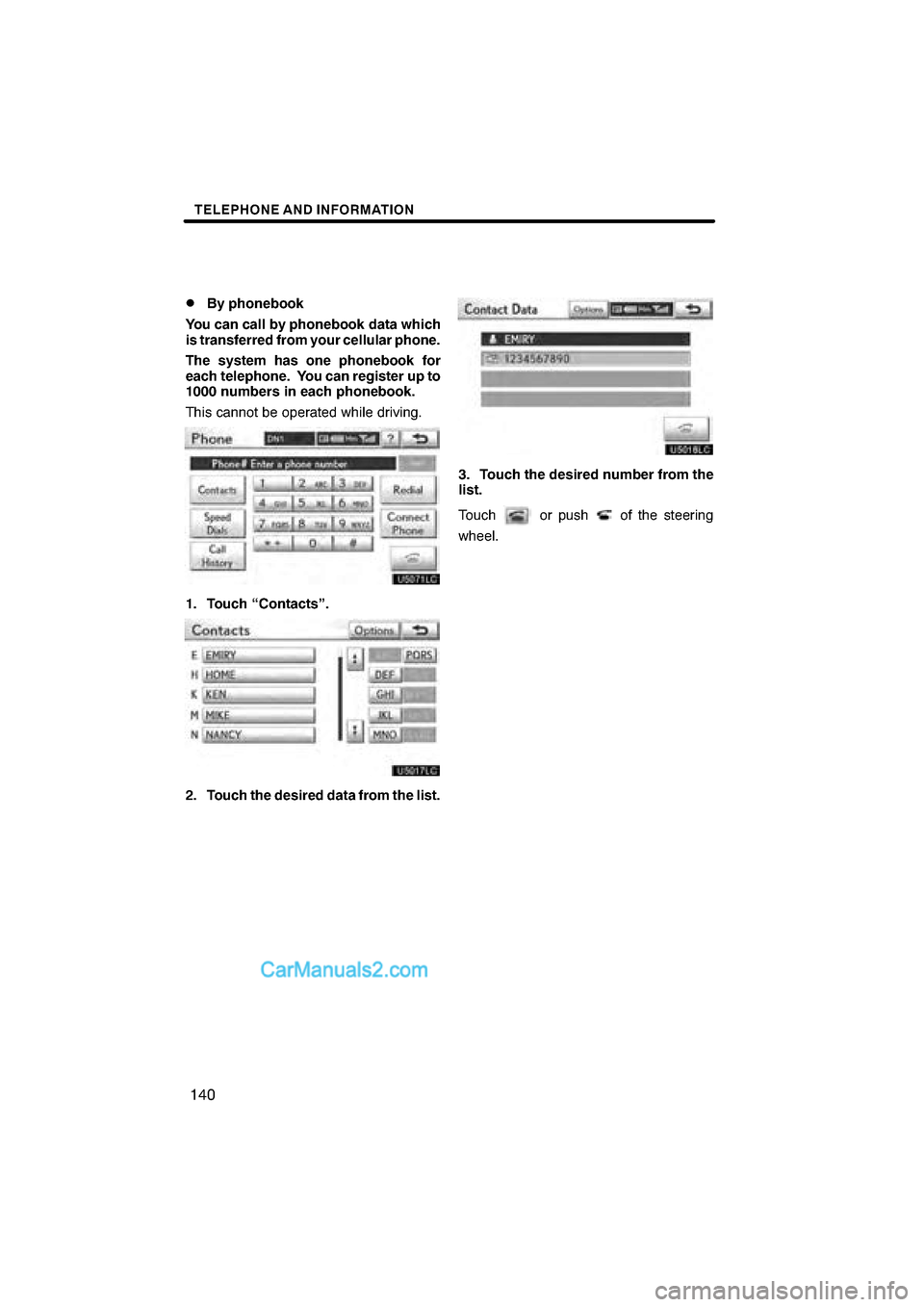 Lexus ES350 2010  Navigation Manual  \b	 
\f
\b



 
      
  ! "!! "!# ! ! $
   #     "!
 $   !% !  
&