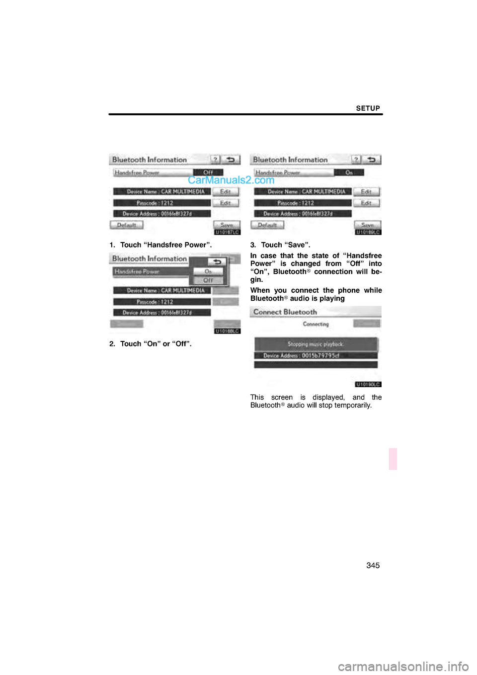 Lexus ES350 2010  Navigation Manual 

 \b	
 \f
 \b
 \b	
 \f \b \f
 \b	
 \f
 
    \b \f

\b  
 \b \f \b
\f !"	\b\b
\b
\b ""