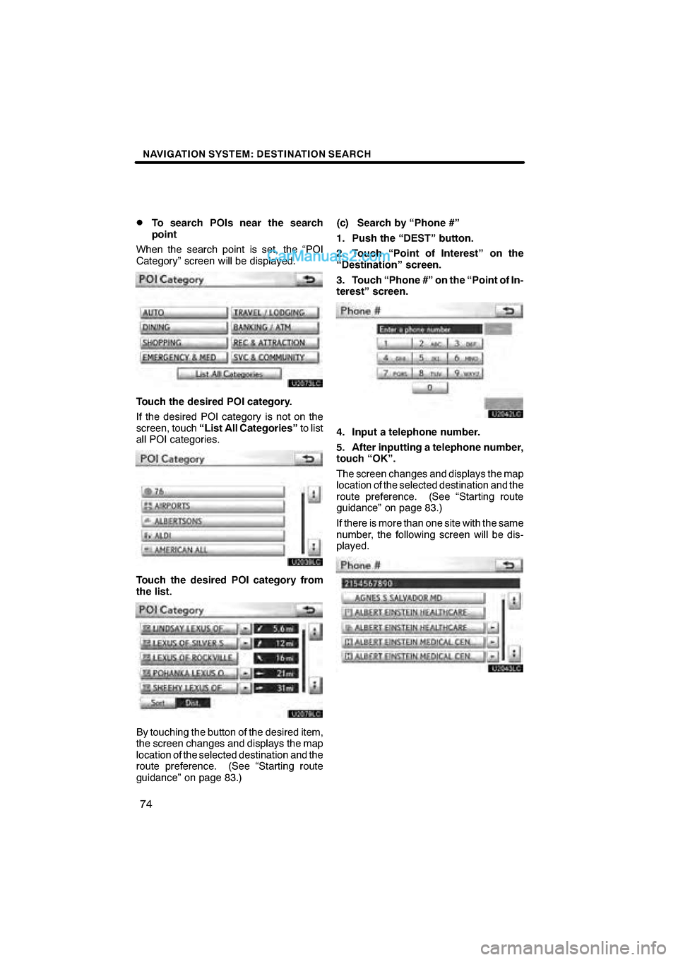 Lexus ES350 2010  Navigation Manual  \b	\b
\f 
\b \b



     

  \b	
 \f
 \b \b  
	
 \b
   \b\f	
     !
