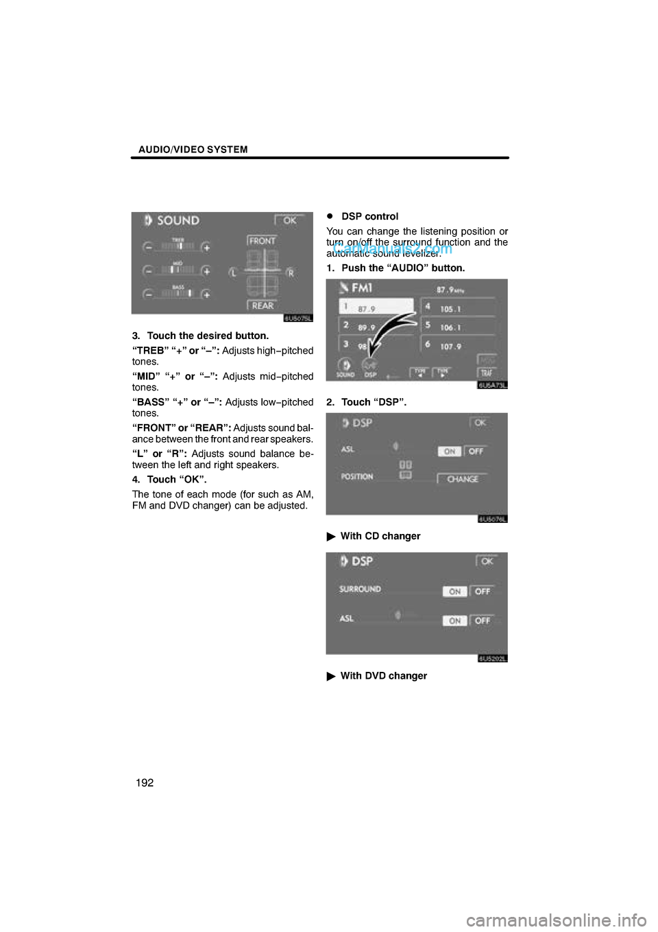 Lexus ES350 2009  Navigation Manual \b 	
	\b\f


    
\b    !\b	\b 
\f

	

	\b
\f    ! \b	\b 
	

	\b
		    ! \b	\b 
	

	