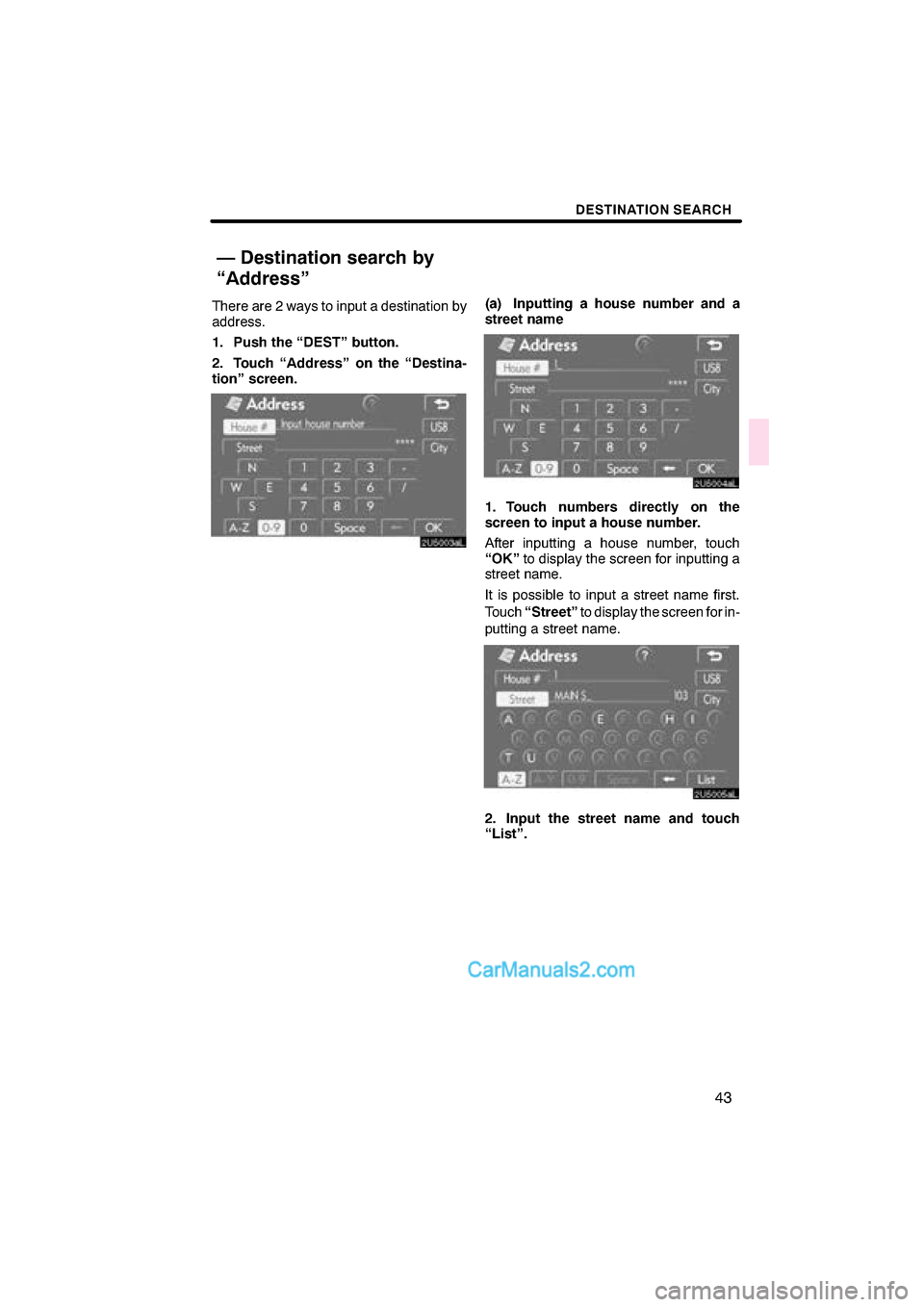 Lexus ES350 2009  Navigation Manual \b 	


  \b 	
 \f
 \f  \f\f
 


\f
    

     
 
 ! "#   $  
 