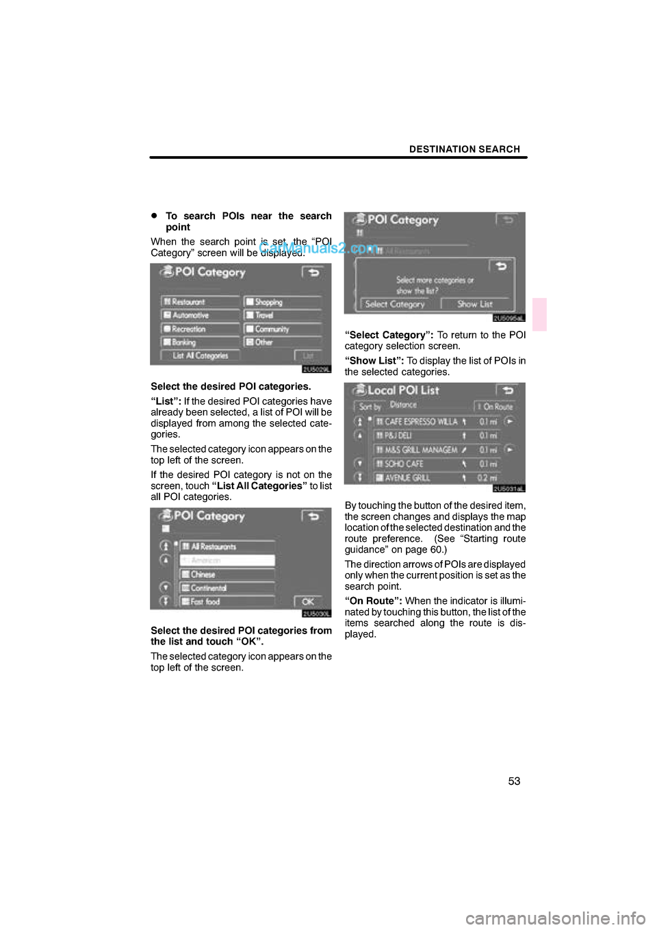 Lexus ES350 2009  Navigation Manual \b 	



\f 
 \b
   

\f
  \b	
 \f
 \b \b  
	
 \b
   \b\f	
  
 \b \f


   