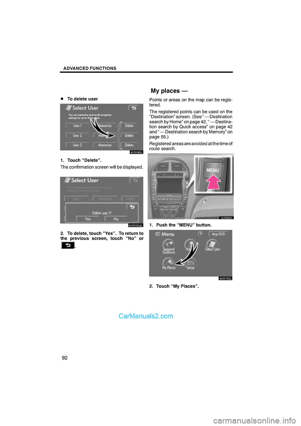 Lexus ES350 2009  Navigation Manual  \b	
\f


	
  
 	
 
 \b	
\f

\b \b 
  


 	
  
  	
  
  !
  
 
 



\b  

