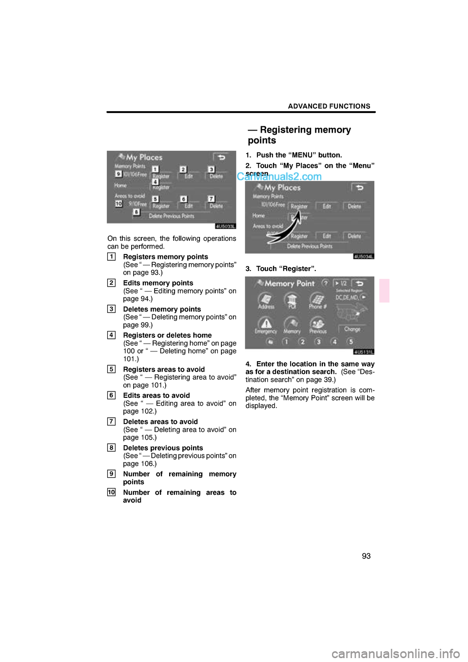 Lexus ES350 2009  Navigation Manual  \b	
\f

 \b \b	
\f  
 
\b
	  




  
   \b
 
 \b
  
  
    