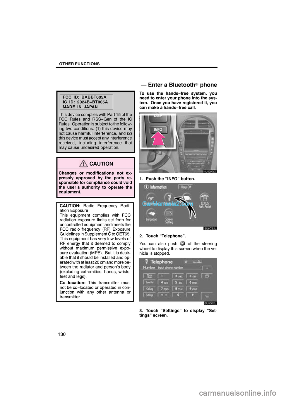 Lexus ES350 2008  Navigation Manual  \b	
\b

		 
\f
 

	 
\f
 
\f 
\b \b
 \b	
	 \f
	    \f 	
 	 \b  	 \f 	 
	  	\f  !"	 \f 	 \f