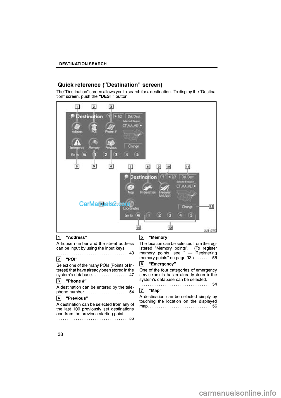Lexus ES350 2008  Navigation Manual \b 	


 \b	
\f	

 \b \f
\b 
 	
 \b\f 
 \f \b	
\f	

 
 
\b\f 	 \b	
\f
	

 \b \b 	\f
		

\f
 
\b  \f 	