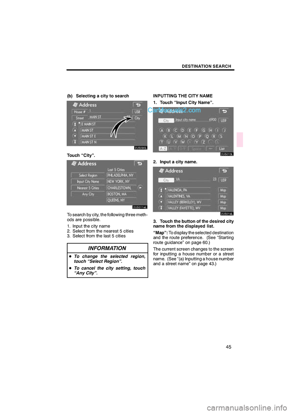 Lexus ES350 2008  Navigation Manual \b 	


\f
     
 

 \b	
 \f 	
\f 
 
 
\b 

 \b 

  
 	
\f 
 	 \b 
 \b  	



