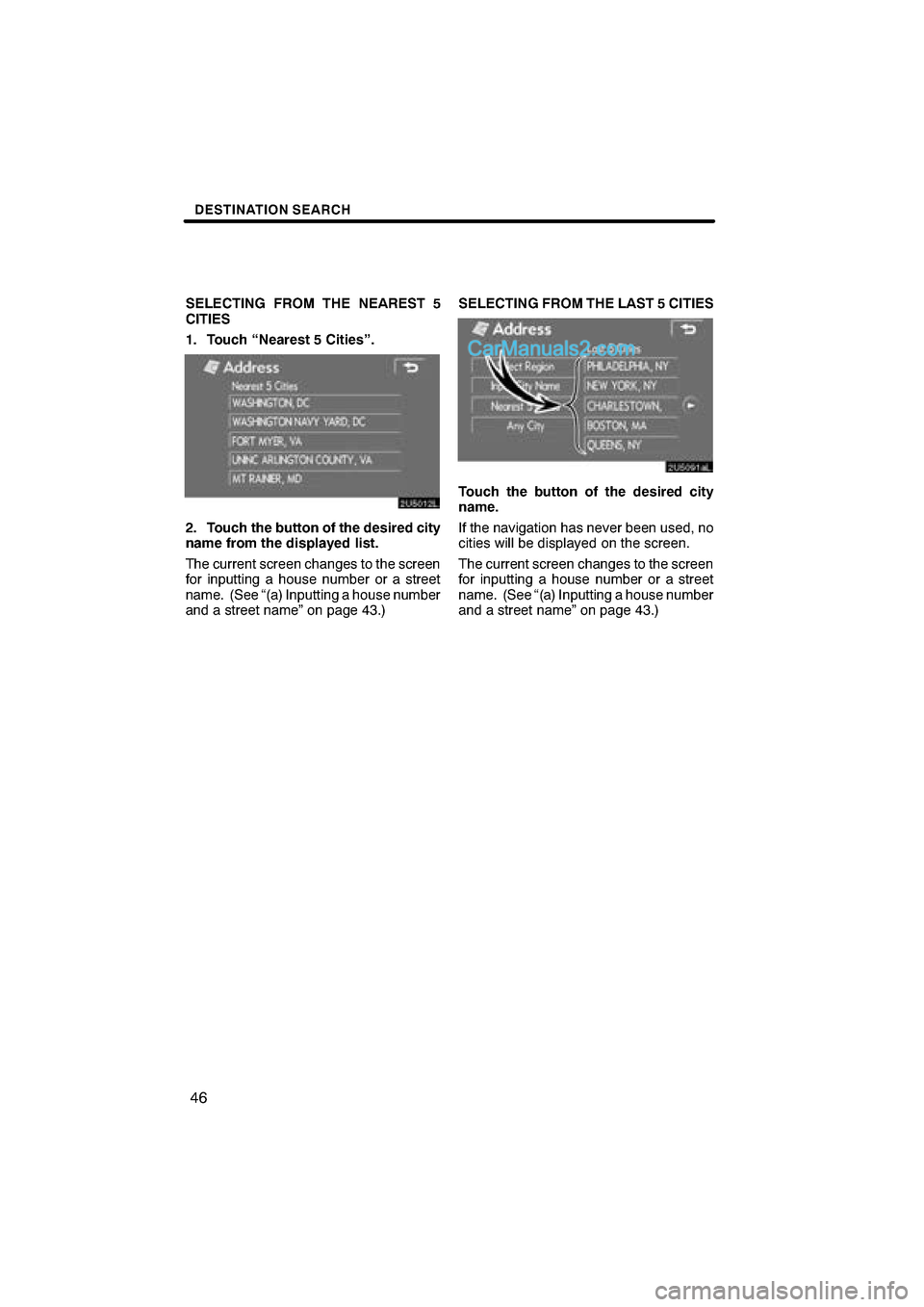 Lexus ES350 2008  Navigation Manual \b 	


\f

 	\b  	 


    

    ! "  ## $
!% "%  #&$# 
 \b\b	
 \b	 \f	
 
 
 