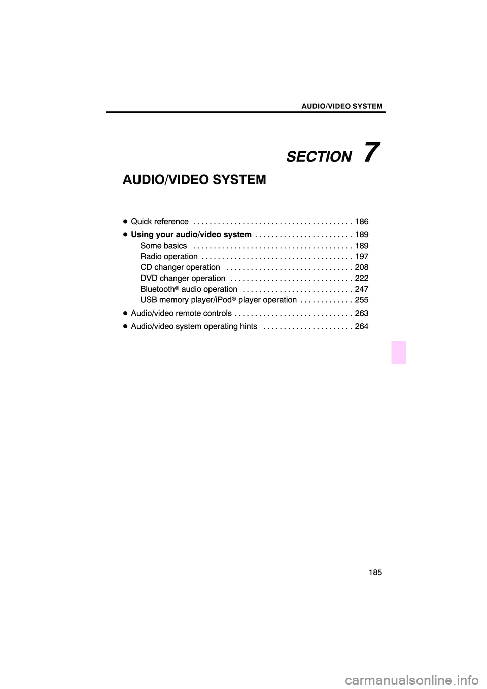 Lexus HS250h 2011  Navigation Manual 