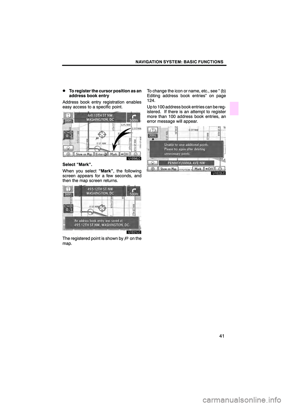 Lexus HS250h 2011  Navigation Manual 