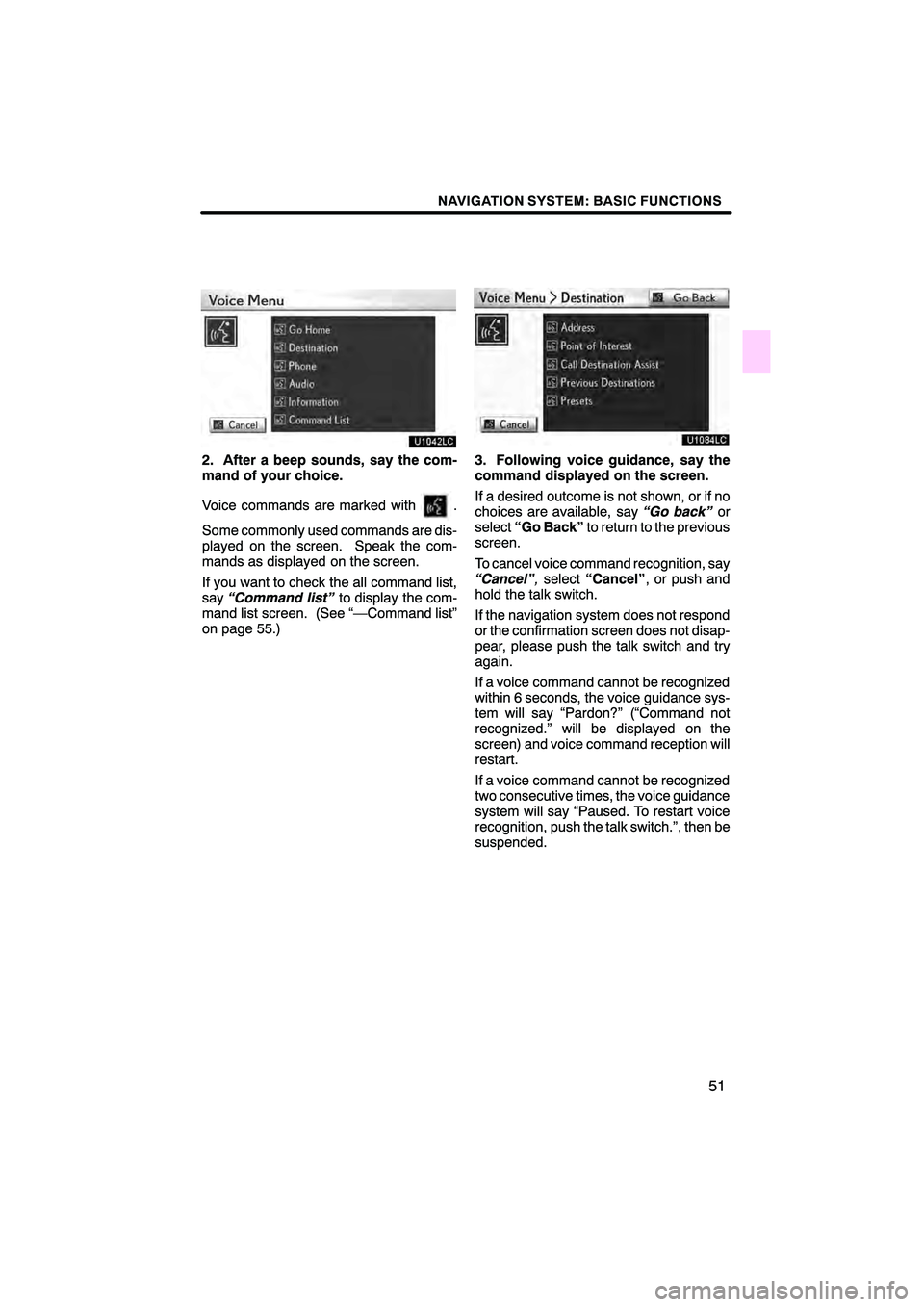 Lexus HS250h 2011  Navigation Manual 