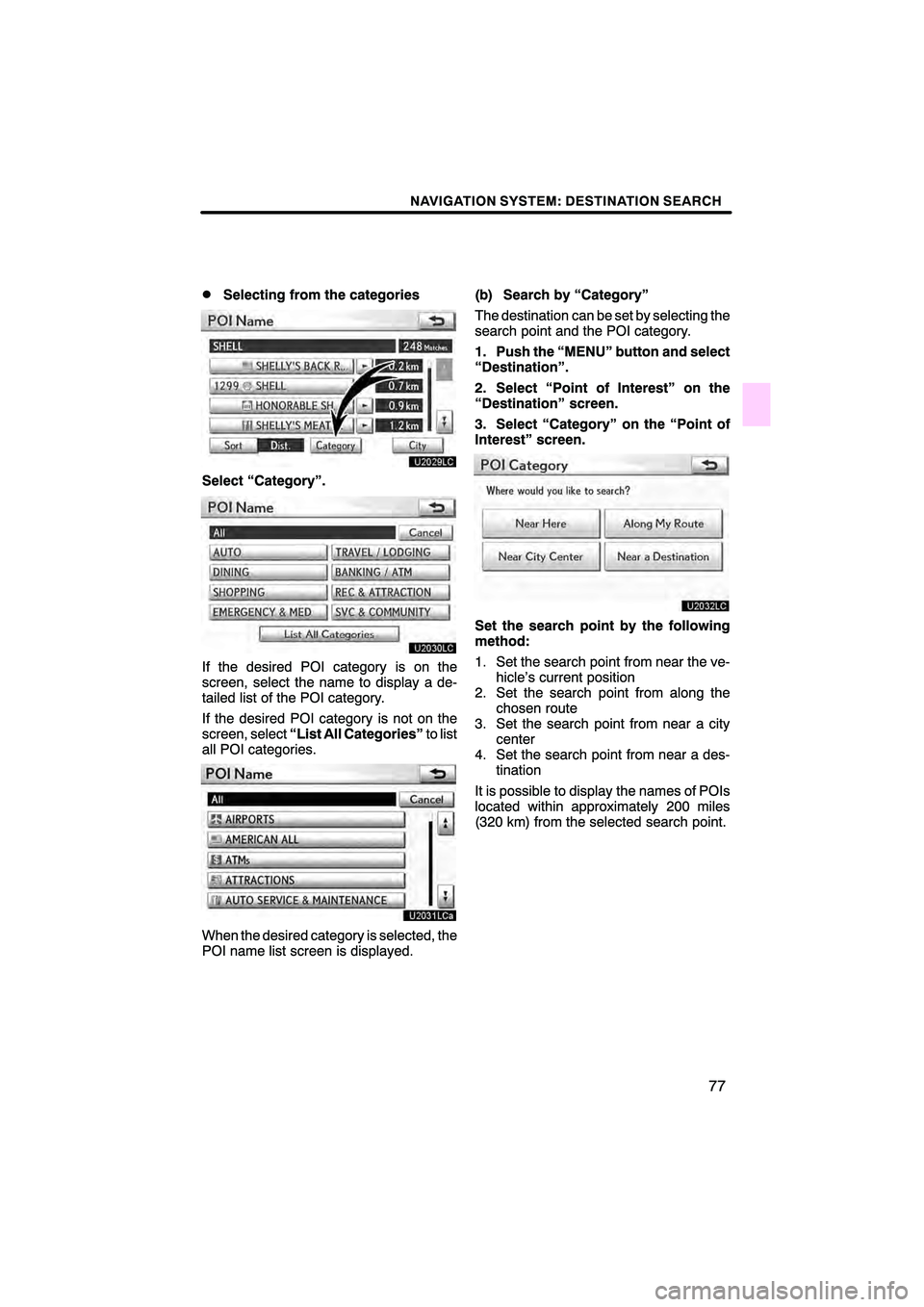 Lexus HS250h 2011  Navigation Manual 