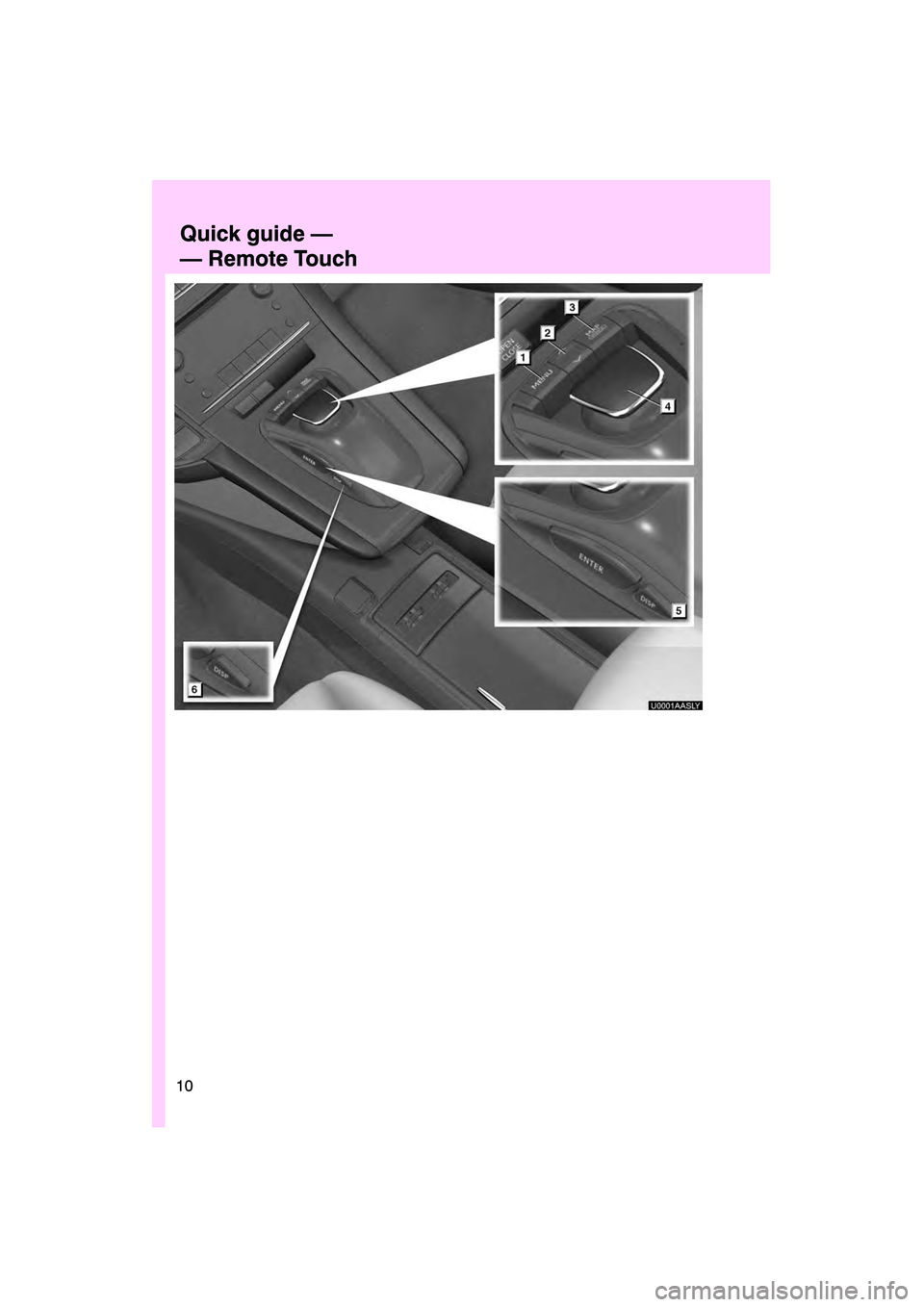 Lexus HS250h 2010  Navigation Manual 